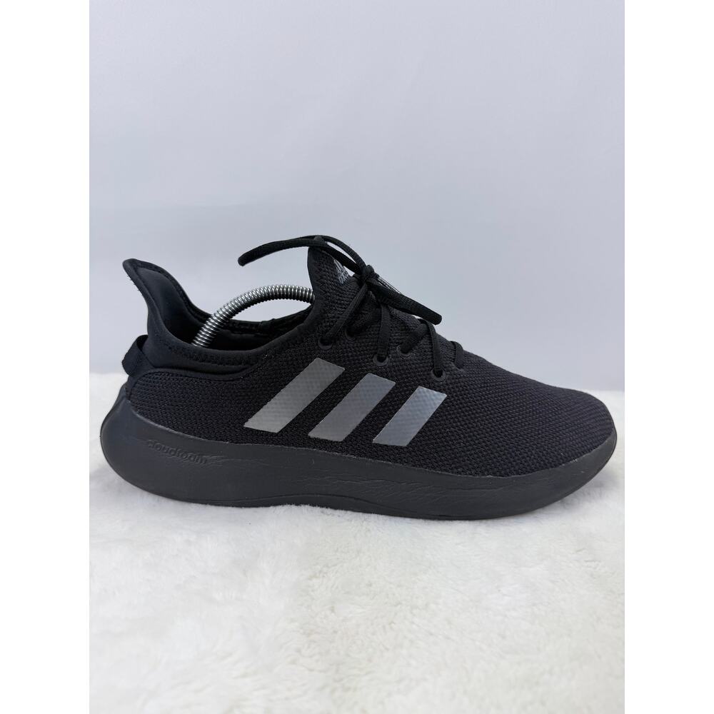 Adidas Cloudfoam Pure Womens Running Shoes Black Grey Size 11 Athletic Sneaker